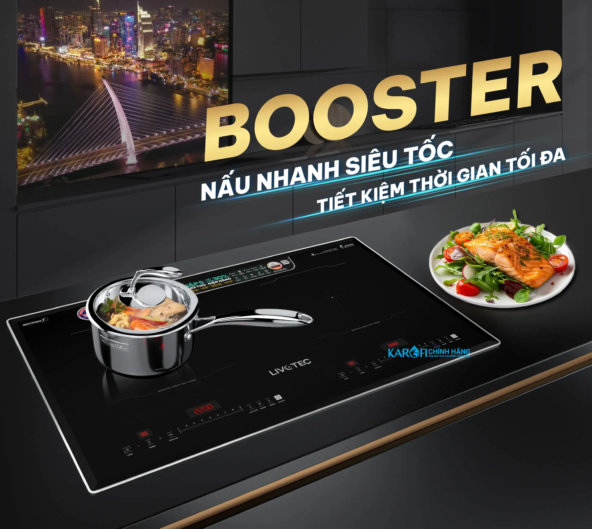 Bếp điện từ Livotec LID-990M